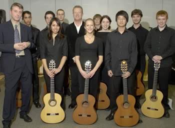 Hertfordshire's classical guitar ensemble