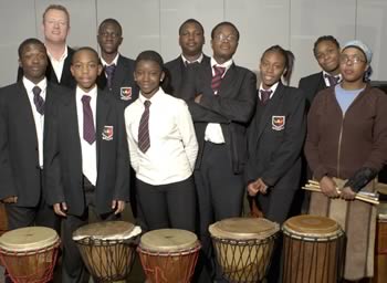Southwark's Africna drummers