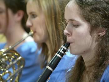 Young wind players